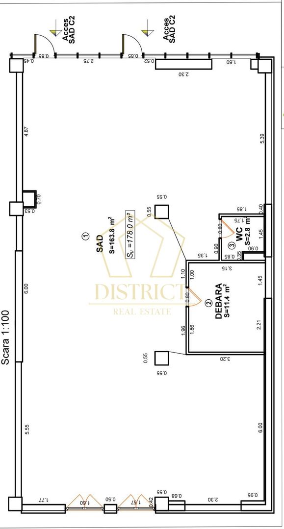 Spatiu comercial de 178mp | SAD | Central - Poză 12