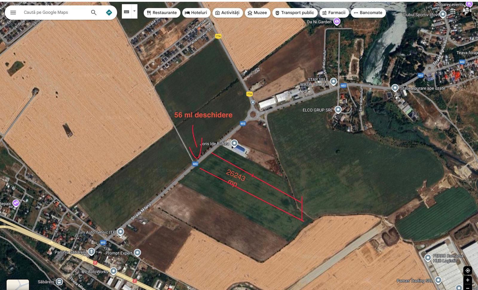 TEREN 26.500 mp -BUFTEA - INDUSTRIAL / COMERCIAL - Poză 9