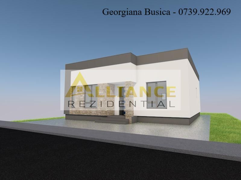 Casa individuala parter || 4 camere 2 bai || teren 469mp - Poză 1