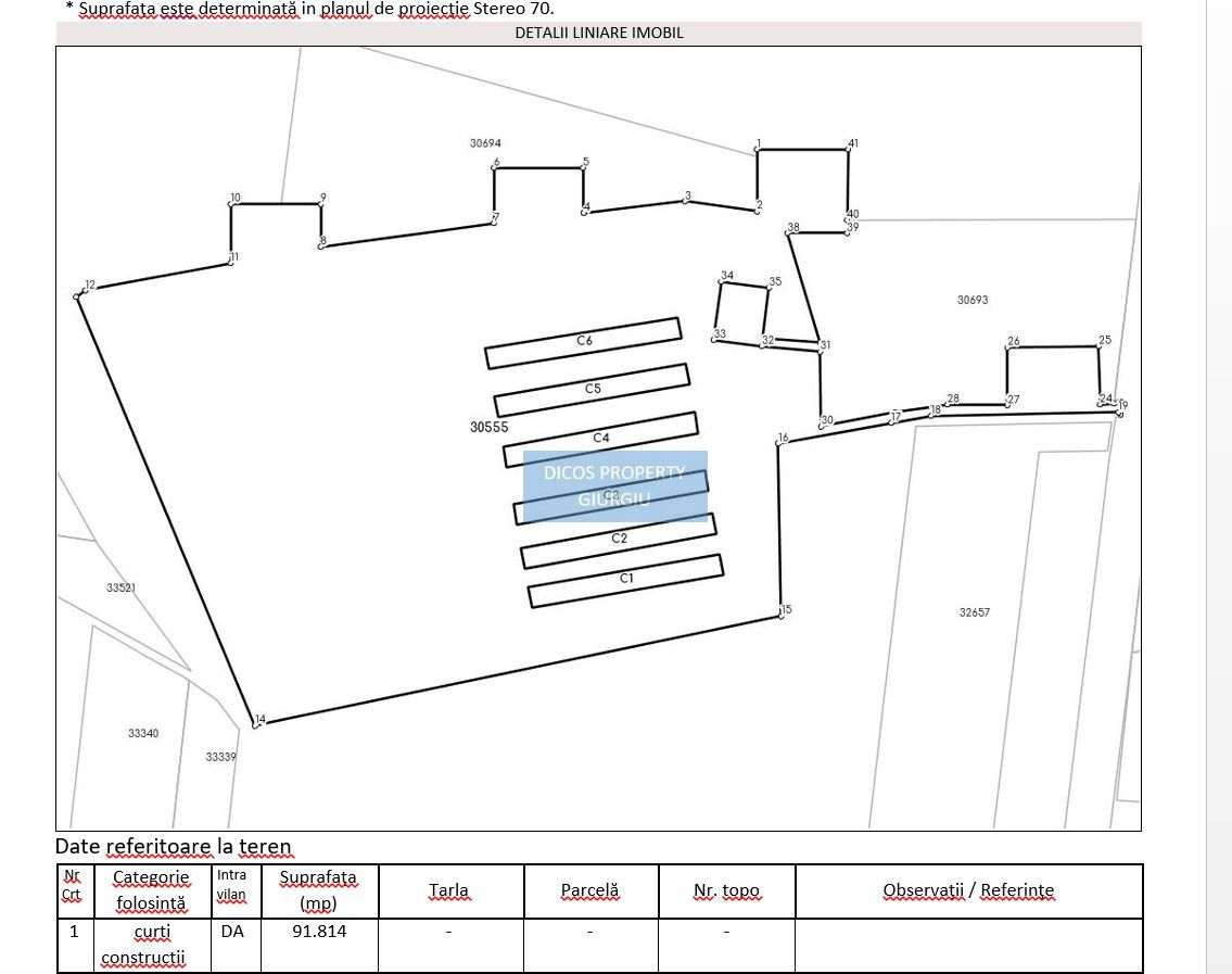 Ferma de vânzare în sat Uzunu, cu acces direct din DN5 - Schiță 1
