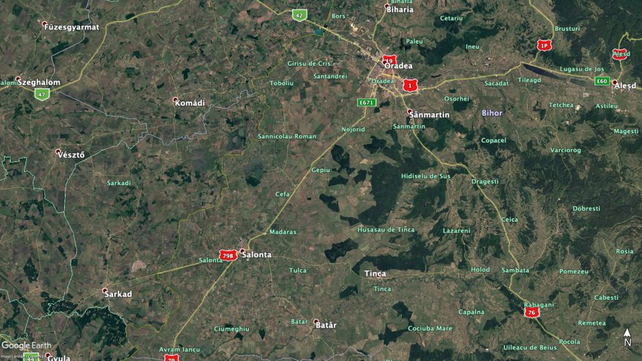 Teren extravilan-agricol 1500 ha judetul Bihor - Poză 1