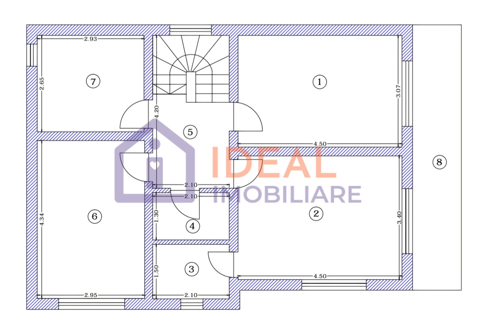 Casa Individuala cu 326 mp de curte si Carport, in Poplaca - Poză 12
