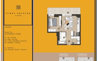 Apartament 2 camere First Estates -Plaza Pipera I taxare inversa - Poză 2