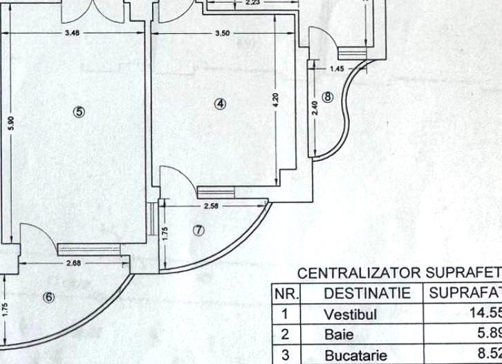 Apartament 2 Camere Unirii, Vedere Panoramică Zepter | Bloc Monolit 1997, 75mp - Poză 2