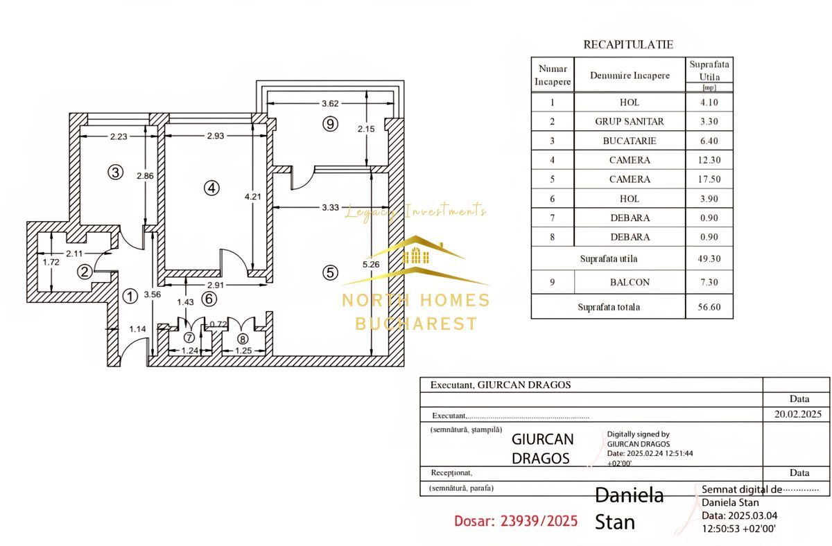 Apartament 2 camere de vanzare - Piata Victoriei - Poză 9