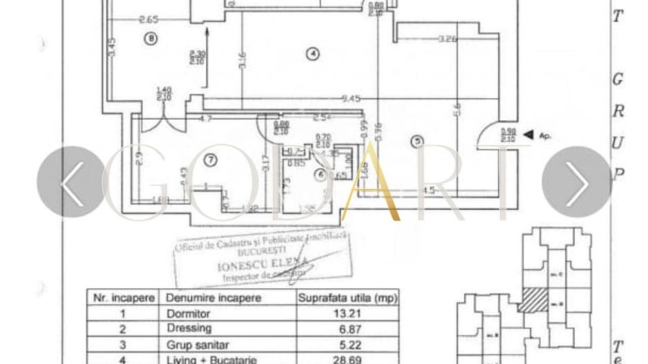 READY TO MOVE | 3 CAMERE | UPGROUND | LOC DE PARCARE - Schiță 17