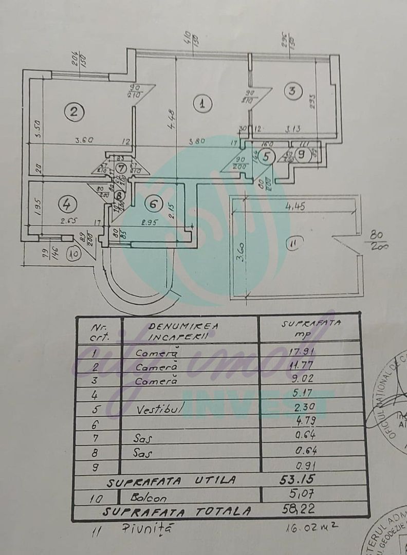 Apartament boem de 3 camere - Unirii- Dimitrie Cantemir - Poză 9