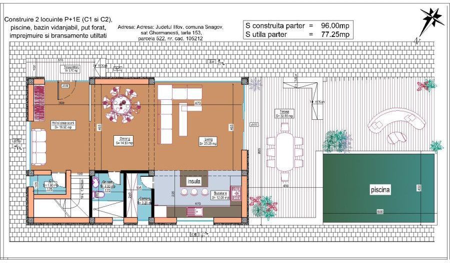 Vile Individuale Noi 4 camere Snagov Ghermanesti - Poză 18