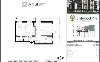 De vânzare apartament 3 camere – BRITWOOD 144, Iancu Nicolae - Poză 2
