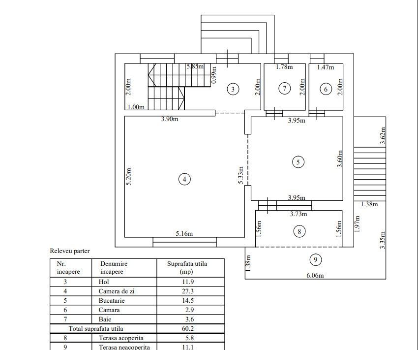 Casă individuală modernă cu garaj - teren 400 mp – Sura Mare - Schiță 27