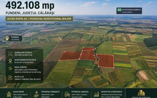 Oportunitate Strategică: 50 Hectare cu Acces Rapid către București - Poză 1