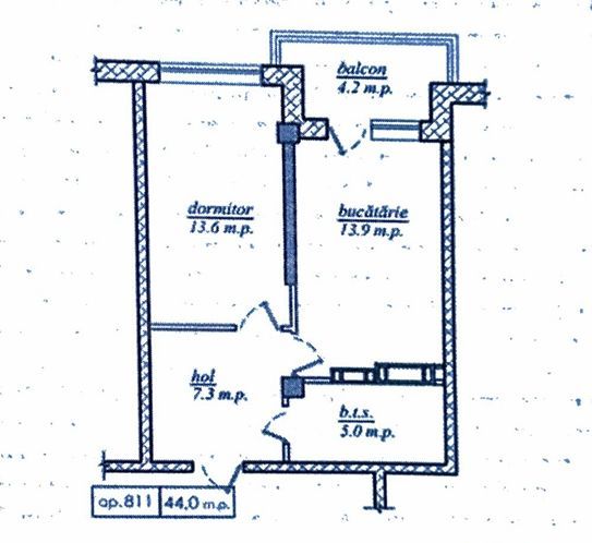 Vânzare, apartament, 1 cameră, str. Nicolae Dimo, Durlești. - Poză 2