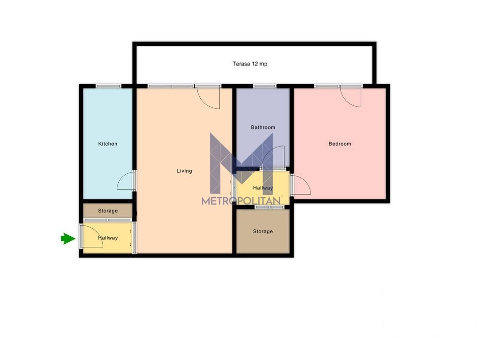 Apartament 2 camere etaj 1, Baciu, zona Regal - Schiță 19