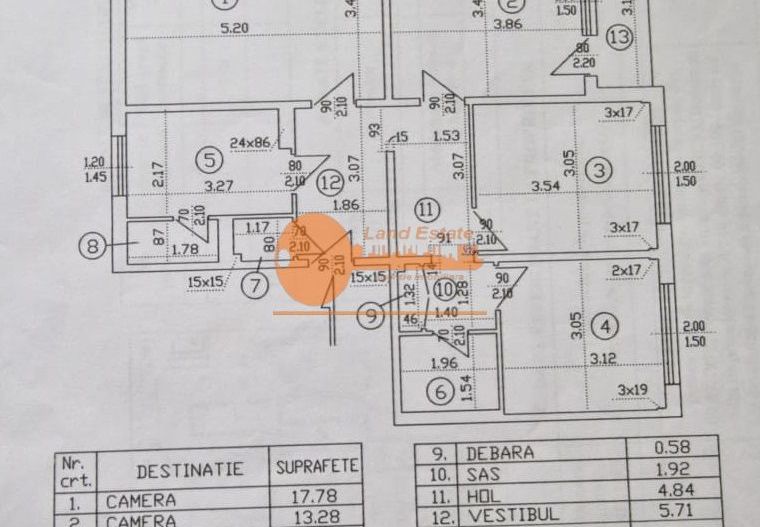 4 camere Berceni-Centrala Proprie - Schiță 22