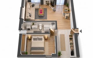 Soarelui  | 2 Camere | Lift | Mobilat si Utilat - Poză 9