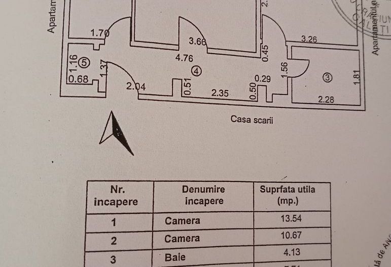 Apartament 2 camere, etaj 4/4, Micro 14 - Poză 1