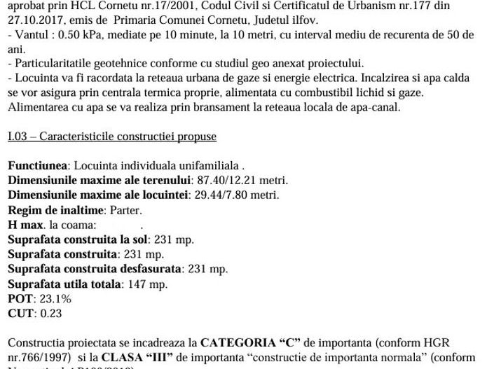 teren intravil+proiect casa/com.Cornetu/IF la 3min de autostr. A0 - Poză 5