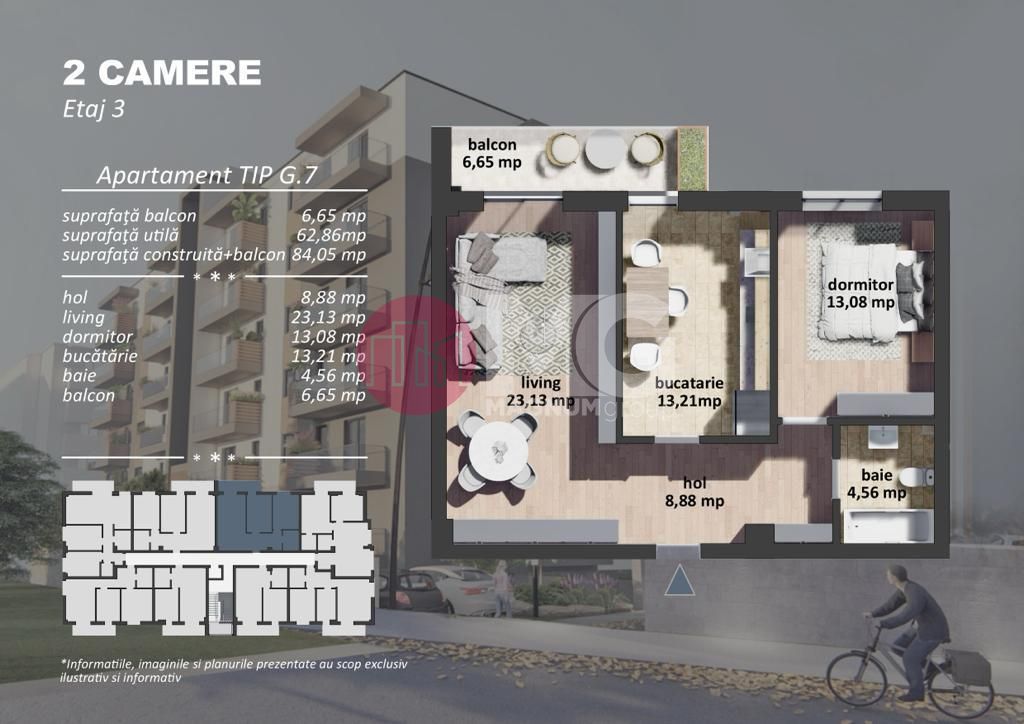 Apartament de vanzare 2 camere Beceni, Grand Arena - Poză 3