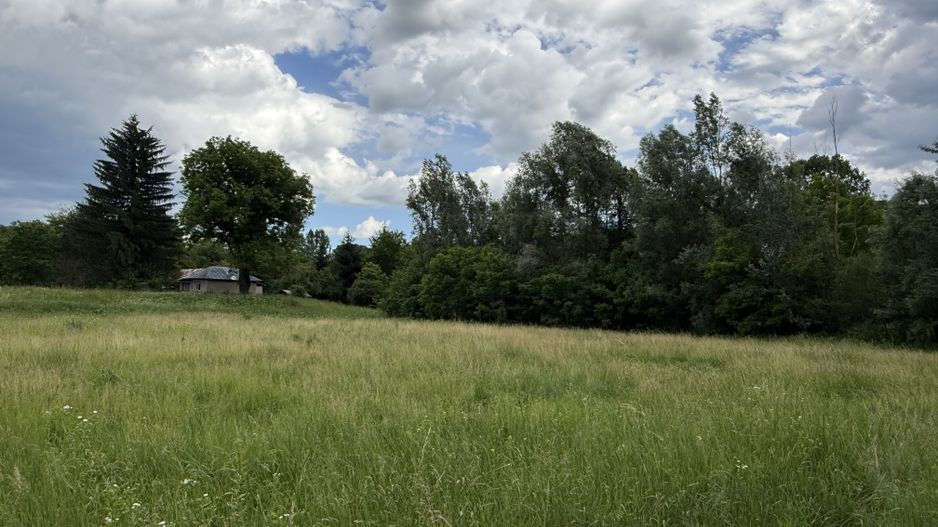 Teren plat-intravilan -3800 mp, cu pădurice și ieșire la râu! - Poză 1