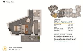 Ansamblu modern Titan Pallady Metrou Teclu STB  Pret promo Investitie - Schiță 4