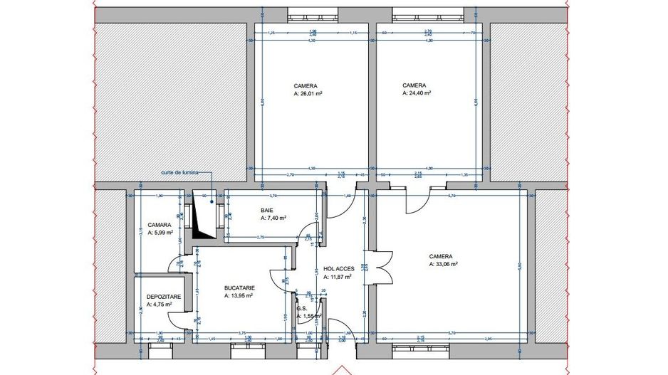 Apartament 3 camere Palatul Victoria | Comision 0% - Schiță 3