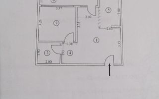 Apartament 2 camere, semidecomandat, 45mp, Metalurgiei - Poză 8