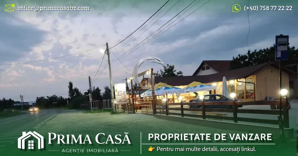 Oportunitate de investitie in Vernesti/BZ! Spatiu comercial – teren intravilan - Poză 7