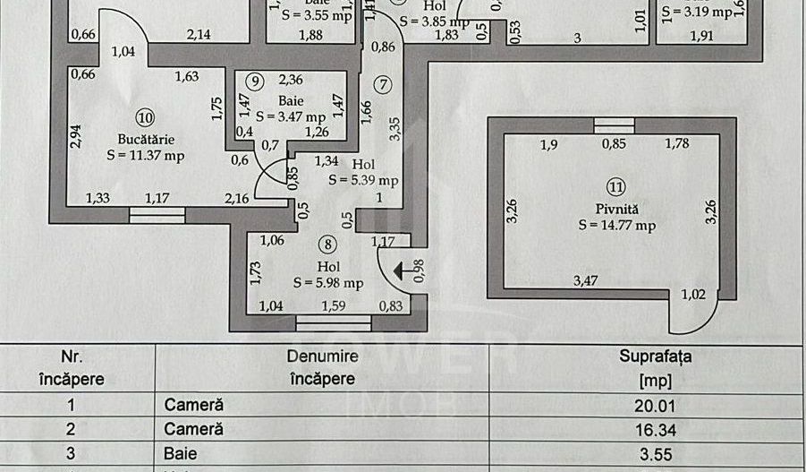 Apartament 95mp 3 camere de vânzare | Zona Centrală - Poză 8