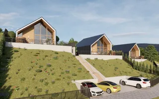 Teren 551mp cu Proiect Resort exclusivist-panorama lac Colibita - Poză 12