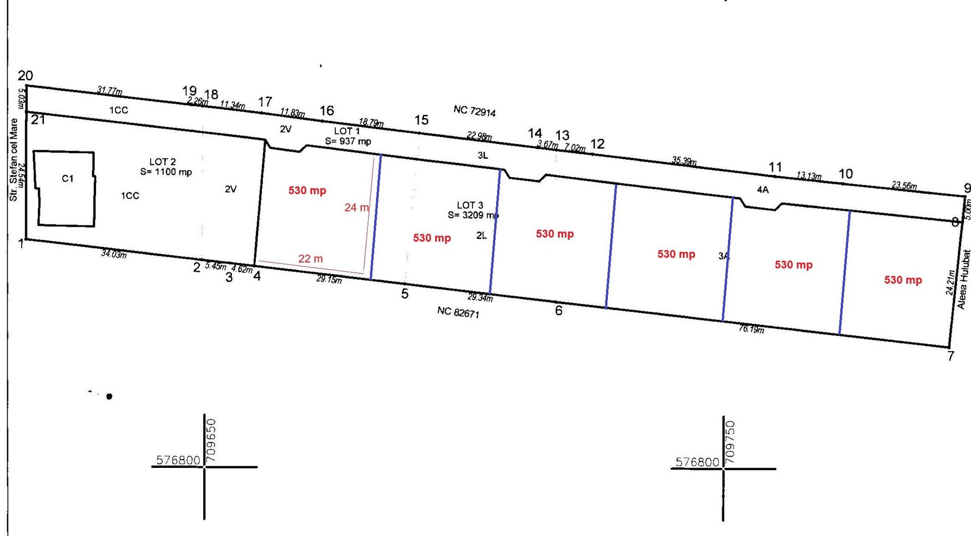 INVESTITIE - Terenuri loturi 530 mp, zona TEXTILA; - Poză 3