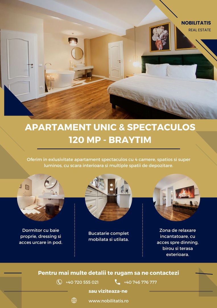 Apartament 4 camere - Unic & Spectaculos - 120 mp - Braytim - Poză 41