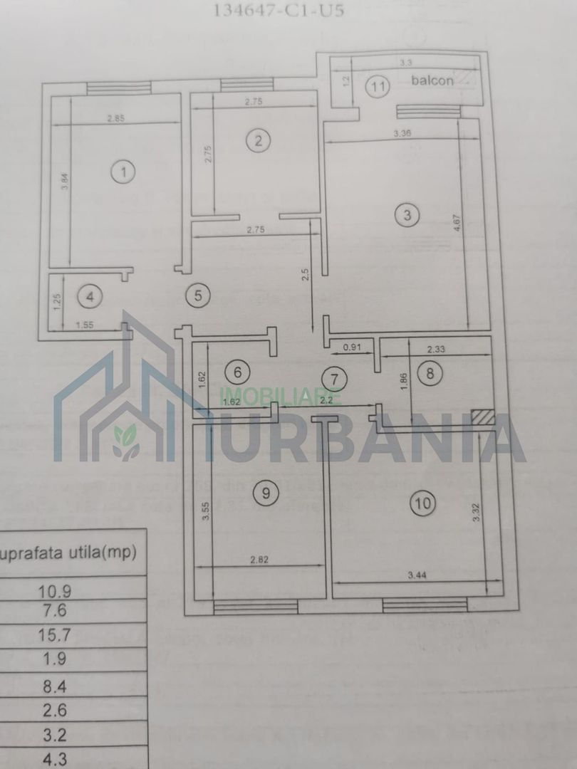Apartament 4 camere - Poză 1