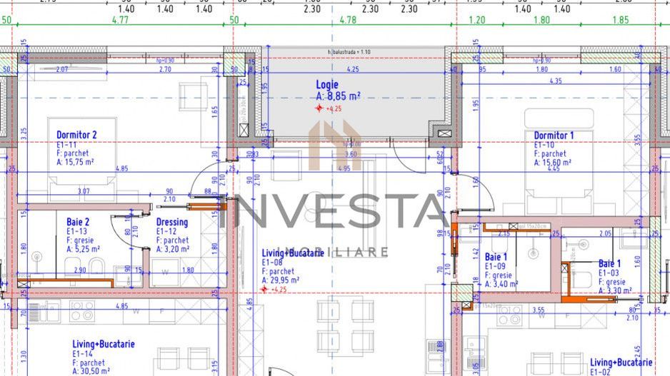 Ultimul apartament disponibil! Cu extras de carte funciara! - Schiță 2