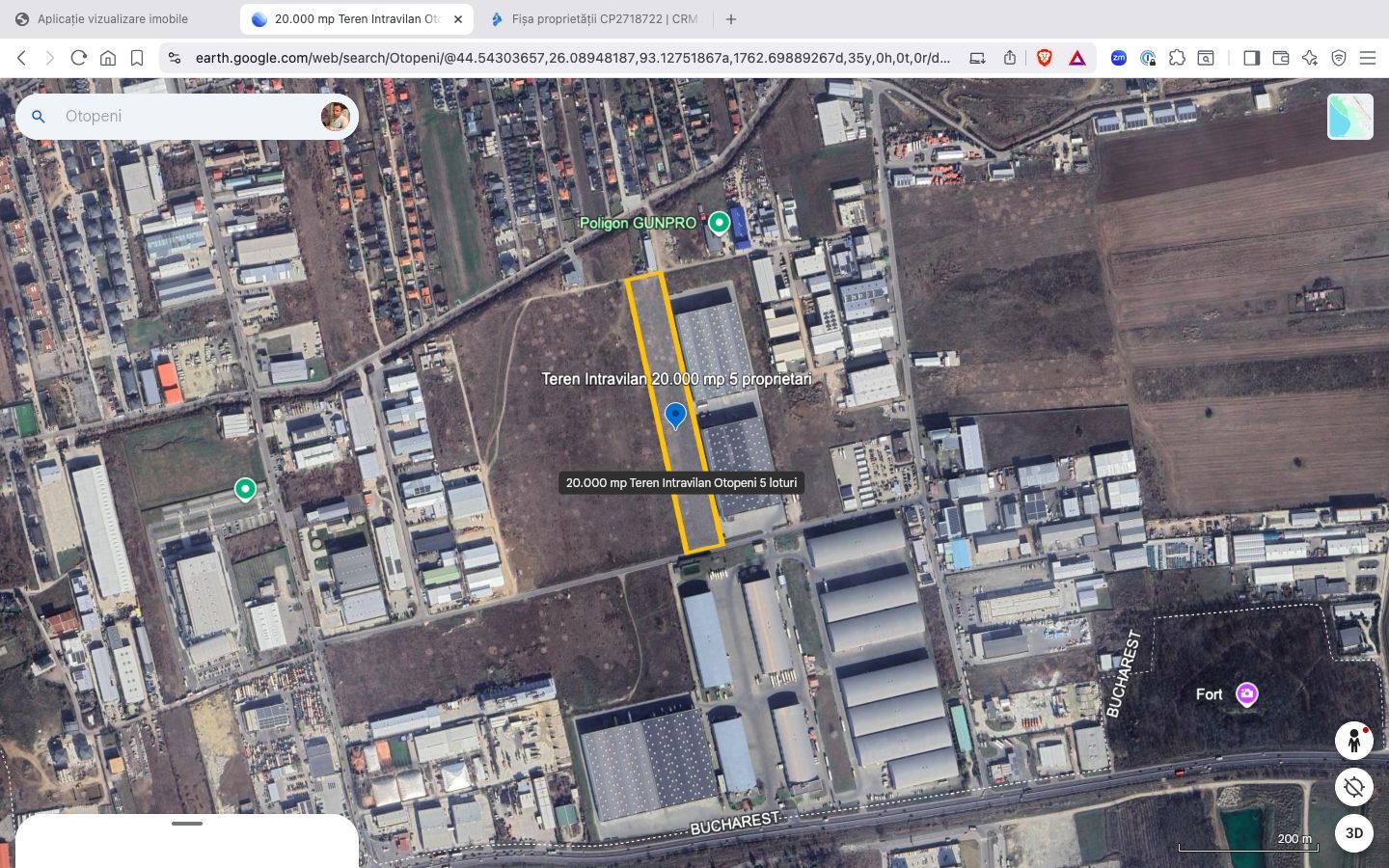 Teren intravilan 20.000 mp str. Ardealului Otopeni - Poză 2
