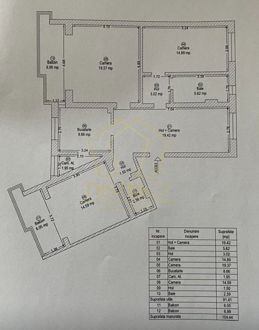 Apartament spatios cu 4 camere si garaj | Spitalul Judetean - Poză 18