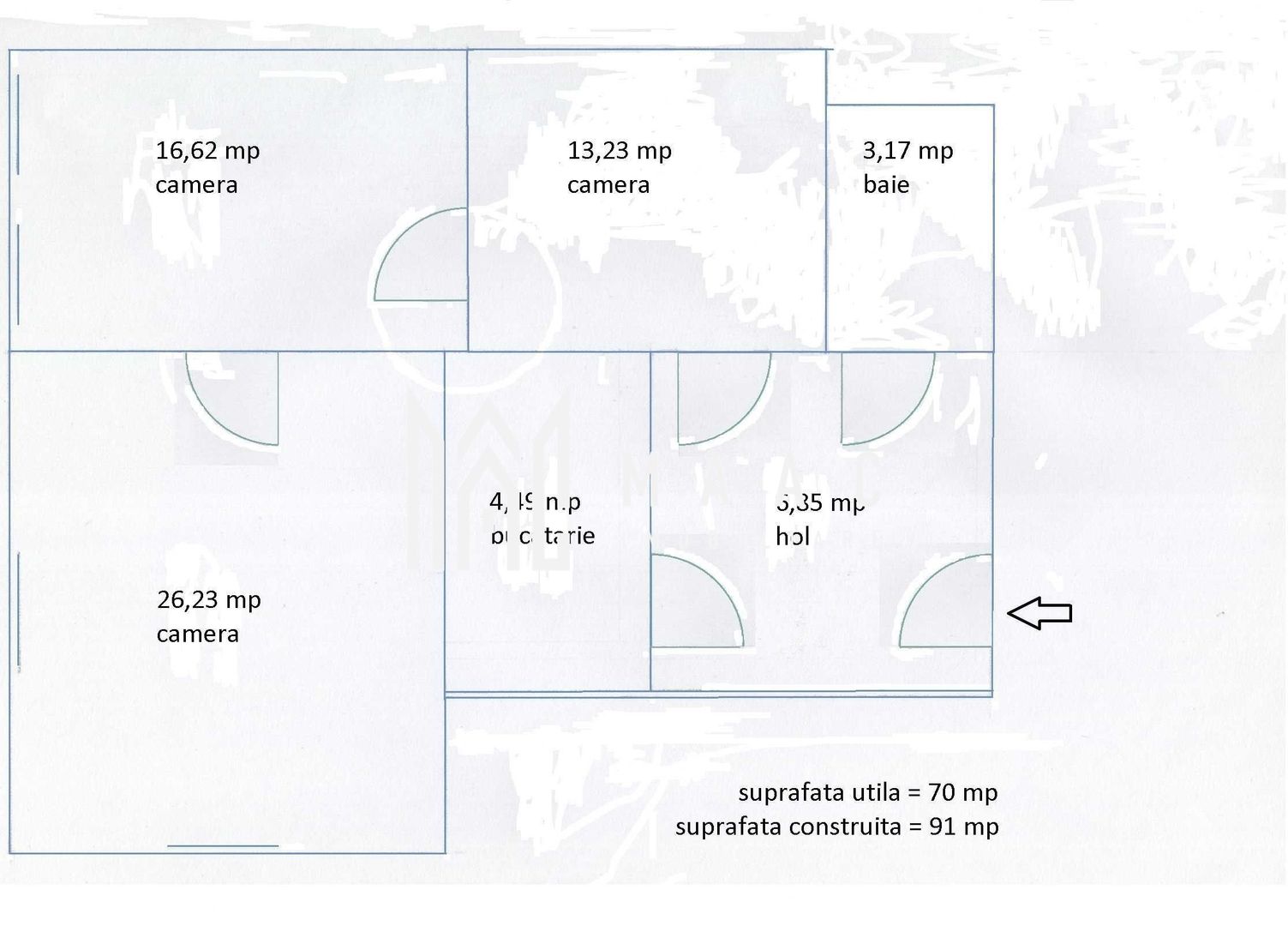 BLACK FRIDAY I Apartament 3 camere I Etaj 1 I Ultracentral - Poză 7