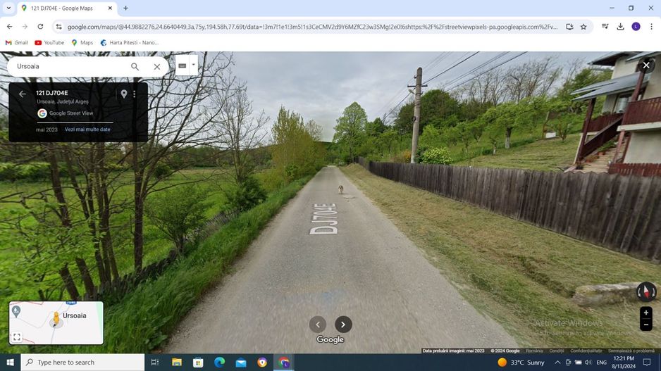 Vanzare teren intravilan, 2000 mp, Cotmeana - Ursoaia - Poză 2