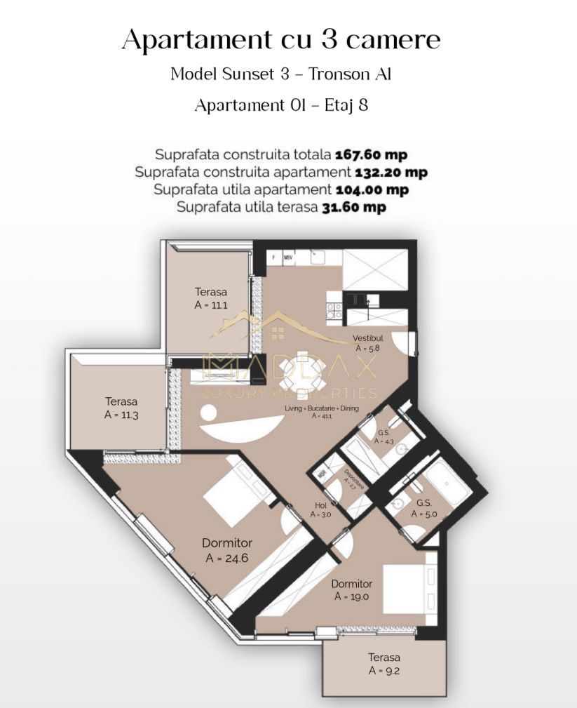 Proiect rezidențial // Apartamente 1-5 camere // Finalizare 2026 - Poză 64