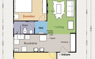 Apartament 3 camere | 58 mp + balcon 9 mp | Parcul Central – Cetatuia - Poză 12