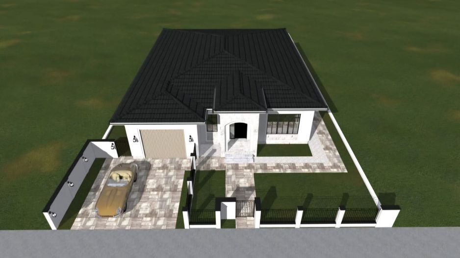 Locuinta individuala cu garaj- in stil mediteranean - Poză 10