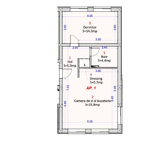Apartament 2 camere cu gradina, Zona Shopping City - Poză 1