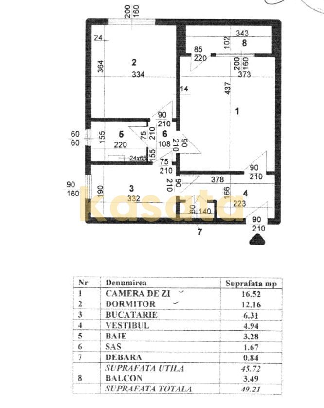 2 camere | Tineretului | Parc | Etaj 6/10 | Necesită renovare - Poză 13