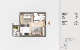 Ideal Investitie-Apartament Premium 2 Camere-Theodor Pallady - Poză 1