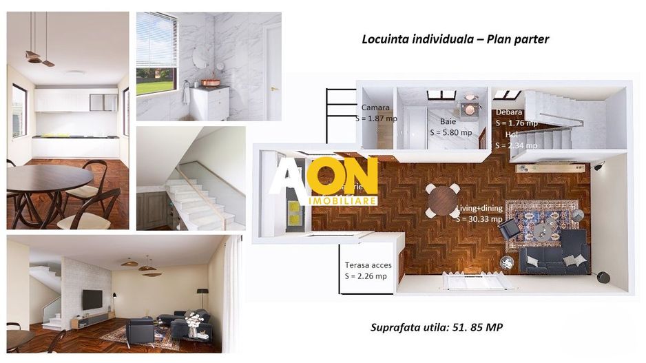 Casa cuplata, P+1, 120 mp utili, predare la cheie, Alba - Micesti - Schiță 17