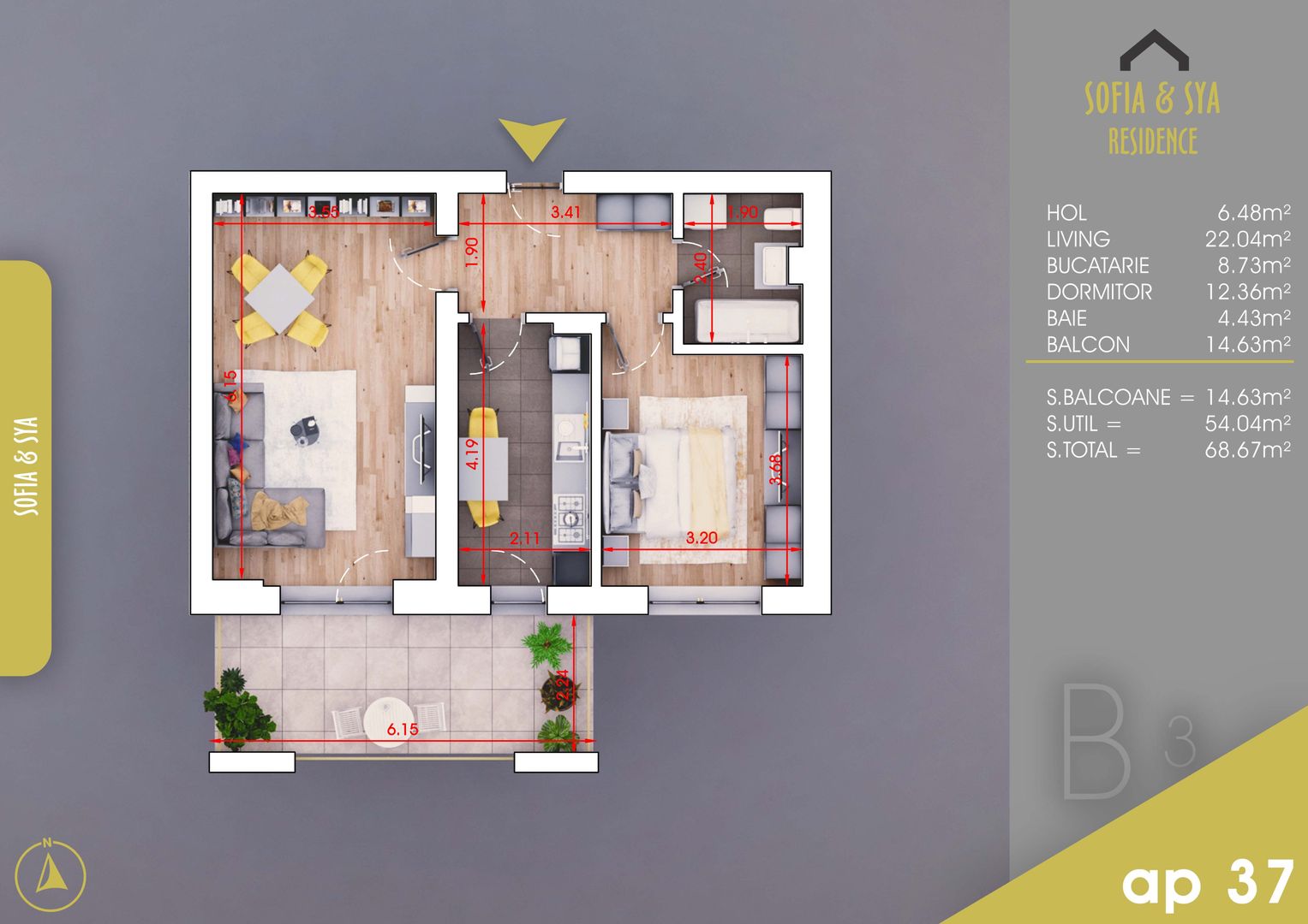 Apartament 2 camere decomandat Pallady,Metrou Teclu 10 min - Poză 5