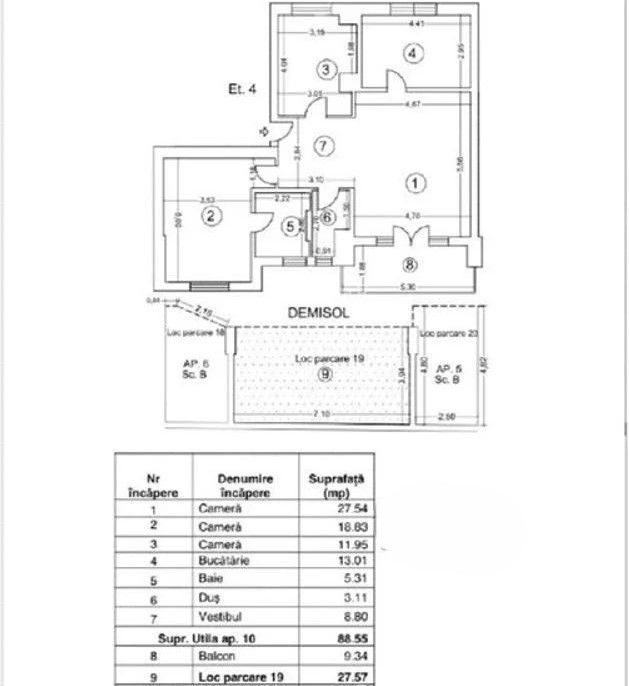 Apartament cu 3 camere | Floreasca | Parcare - Poză 6