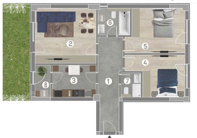 Apartament de vanzare 3 camere - Poză 1