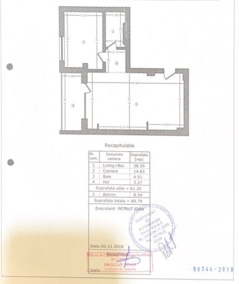 Apartament Cu Centrala Proprie | Sisesti | Valletta Residence - Schiță 15
