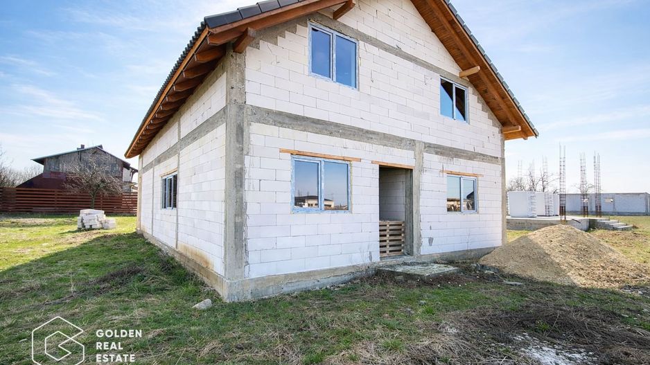 Casa P+M, teren 500 mp, comuna Frumuseni - Poză 3