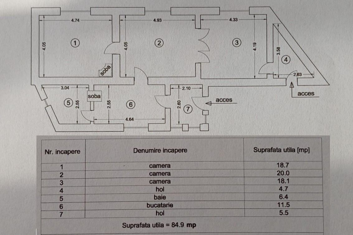 Casă individuală de renovare în Bod, Brașov - Schiță 20